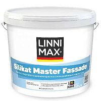 Краска силикатная для наружных работ LINNIMAX Silikat Master Fassade / Силикат Мастер Фасад База 1, 10 л