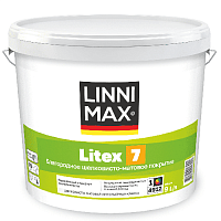 Краска водно-дисперсионная для внутренних работ LINNIMAX Litex 7 / Литекс 7 База 1, 9 л