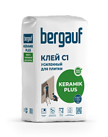 Keramik Plus C1 усиленный клей для керамической плитки, 25 кг, Bergauf