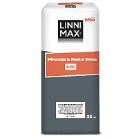 Декоративный штукатурный состав LINNIMAX Mineralputz Master Weiss R30 / Минералпутц Мастер Вайс Р30, 25 кг