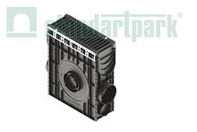 Пескоуловитель пластиковый  сборный PolyMax Drive ПУС-15.21.60-ПП с РВ щель ВЧ кл.D (к-т) 082800734, класс D400, Стандартпарк