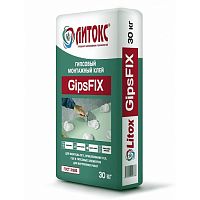 Гипсовый монтажный клей GipsFix, Литокс, 30 кг – ТСК Дипломат