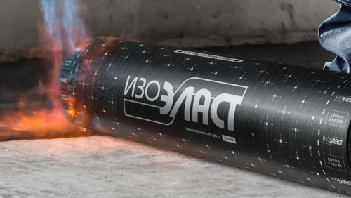Рулон кровельный гидроизоляционный ИзоЭласт ТКП-5,0 (-30°С +90°С R=25мм), 1х10 м, Изофлекс-М