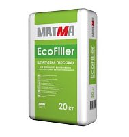 Шпатлёвка гипсовая «EcoFiller», Магма, 20 кг, мешок – ТСК Дипломат