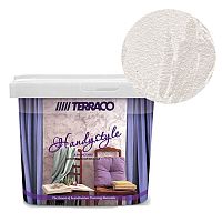 Полупрозрачная перламутровая краска Terraco HandyStyle HS-1021, тонирующее лессирующее покрытие для декоративной штукатурки, ведро 1 кг – ТСК Дипломат
