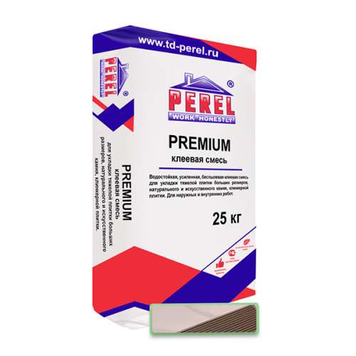 Perel Premium C1TE, беспылевой клей для плитки, 25 кг – ТСК Дипломат