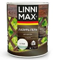 Лессирующий антисептик LINNIMAX Лазурь-гель для дерева Белая 2,5 л