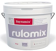 Bayramix Rulomix текстурное покрытие для фасадных и интерьерных работ ("мелкая шуба"), 15 кг – ТСК Дипломат