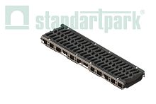 Лоток водоотводный пластиковый PolyMax Drive ЛВ-20.26.20-ПП с РВ "шина" ВЧ кл.Е (к-т) 08540355-М, класс Е600, комплект, Стандартпарк