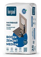 BODEN ZEMENT MEDIUM, 25 кг, Наливной  пол, Bergauf