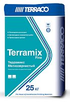 Тонкослойная штукатурная мелкозернистая ремонтная смесь Terraco Terramix Fine White (Мелкозернистый белый) 25 кг мешок – ТСК Дипломат