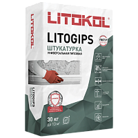 LITOGIPS универсальная гипсовая штукатурка, 25 кг