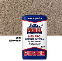 Цветная затирочная смесь Perel NFS PRO 0540 кремовая, 25 кг