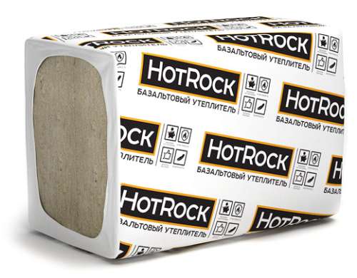 Базальтовый утеплитель Хотрок Блок 1200x600x200 мм, 3 шт (1,44 м2, 0,288 м3) в упаковке – ТСК Дипломат