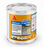 Sikalastic TC 640 EWS однокомпонентный полиуретановый лак прозрачный, 4 кг