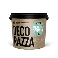 Decorazza Microcemento Fronte Legante Декоративное покрытие с эффектом бетона, мелкая фракция, 3 кг