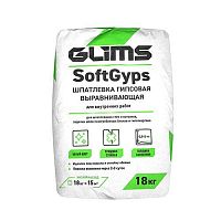 GLIMS SoftGyps универсальная гипсовая шпатлёвка - 18 кг, мешок – ТСК Дипломат
