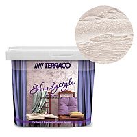 Полупрозрачная перламутровая краска Terraco HandyStyle HS-1033, тонирующее лессирующее покрытие для декоративной штукатурки, ведро 1 кг – ТСК Дипломат