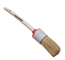 Кисть круглая с натуральной щетиной и деревянной ручкой №6 (30 мм) – ТСК Дипломат