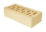 Облицовочный кирпич одинарный, М-150,120x250x65, желтый