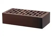 Облицовочный кирпич одинарный, М-150,120x250x65, коричневый