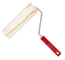 Валик полиакрил белый с желтой полосой быстросъемный бюгель 6 мм, 200 мм, REXANT