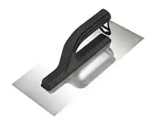 Гладилка нержавеющая 130х270 мм пластиковая ручка