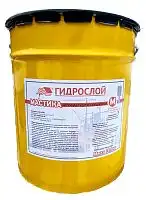 Мастика битумная гидроизоляционная ГИДРОСЛОЙ ведро 16 кг/20 л, Изофлекс-М
