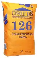 CONSOLIT BARS 126 безусадочная, быстротвердеющая, высокопрочная (В 50), литая сухая ремонтная смесь