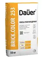 Сухая кладочная смесь DAUER BRICK.COLOR 253 серая, 50 кг
