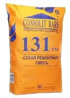 CONSOLIT BARS 131TМ, торкрет мокрый (В35) сухая ремонтная смесь Консолит мешок 30 кг