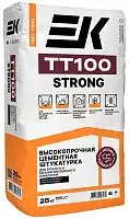 Штукатурка цементная машинного и ручного нанесения ЕК TT100 Strong, 25 кг мешок ЕК Кемикал